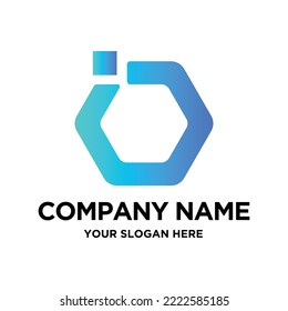 Letter O Geometric Simple Logo Design
