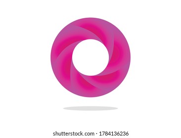Letter O Gradient logo icon design template elements.Vector.