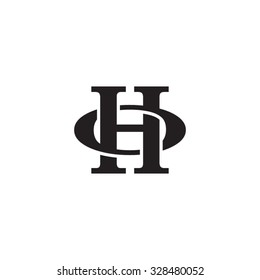 Letter O And H Monogram Logo