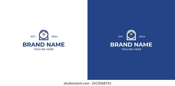 Letter O Home Logo Concept symbol sign icon Design Element. initial Letter O House Logotype. Vector illustration Template