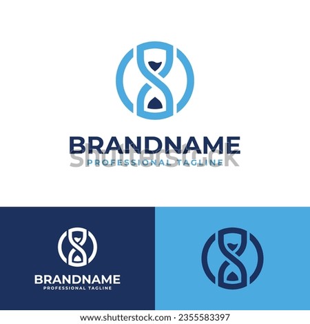 Letter O Hourglass Logo, suitable for any business related to Hourglass with O initial.