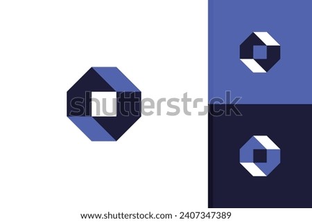 letter o house logo design vector template