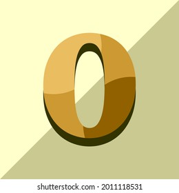 Letter O icon and logo template. New design and elegant typographic concept. Two Colour. File EPS.