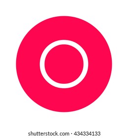 the letter o icon ui vector eps jpg picture flat app