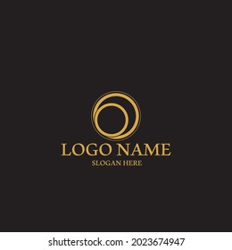 letter o icon vector illustration template design