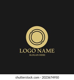 letter o icon vector illustration template design