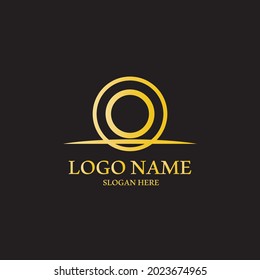 letter o icon vector illustration template design