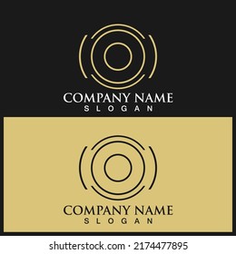 letter o icon vector illustration template design