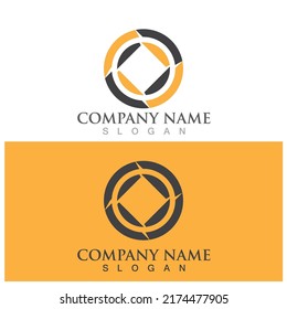 letter o icon vector illustration template design