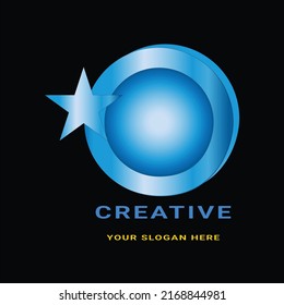 Letter O iconic logo design template elements for business or agency