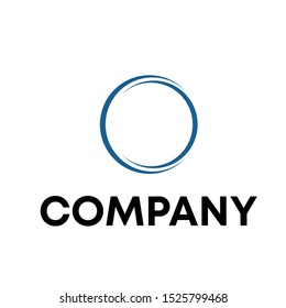 letter O initial logo vector design sign