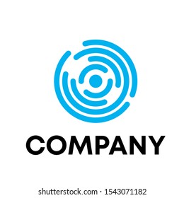 letter o  initial shape vector logo