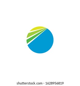 letter O initial sign logo design vector template