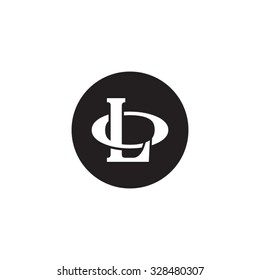 letter O and L monogram circle logo