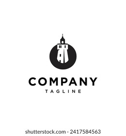 Letter O Lighthouse logo icon vector template.eps
