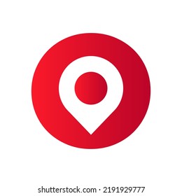 Letter O Location Logo Design Sign. Location Icon Concept With Alphabet For Road Direction Symbol Vector Template