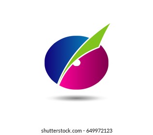 Letter O logo
