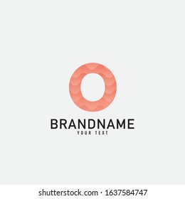 Letter O logo abstract. simple elegant design