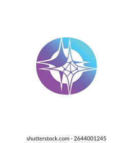 Letra O logotipo, O logotipo, conjunto de logotipo AI, design moderno e mínimo, inspirado na tecnologia, ícones e símbolos coloridos, adequado para inteligência artificial, inovação, marca, start-ups e identidade digital.