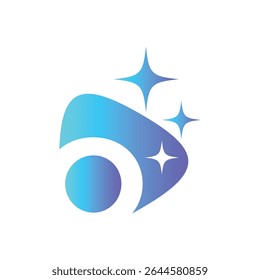 Letra O logotipo, O logotipo, conjunto de logotipo AI, design moderno e mínimo, inspirado na tecnologia, ícones e símbolos coloridos, adequado para inteligência artificial, inovação, marca, start-ups e identidade digital.