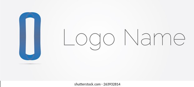 Letter O logo. Alphabet vector logotype design.