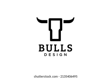 Letter O logo, Bull logo,head bull logo, monogram Logo Design Template