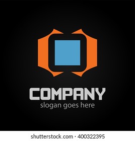 Letter O logo. Business logo vector illustration

