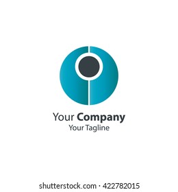 Letter O Logo Circle Icon Design Template Elements