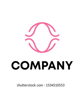 letter O logo design concept template