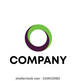 letter O logo design concept template