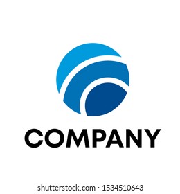 letter O logo design concept template