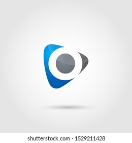Letter O Logo Design. Creative Letter O Logo design vector template. Type Characters Logotype symbols. Vector Illustrator Eps.10 - Vector
