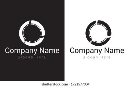 Letter O Logo Design. Creative letter O vector icon with business card template.