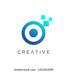 Letter O Logo Design, Modern Creative O Logo, Tech Logo