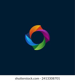 Letter O Logo Design, Modern Creative O Logo, Tech Logo, abstract vector, Font Logo