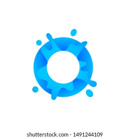 letter O logo design for Ocean