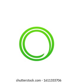 letter o logo design simple modern template