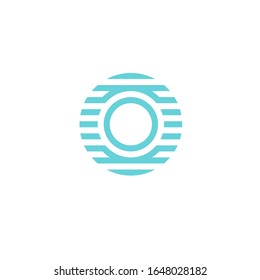 Buchstaben-O-Logo-Design, modern