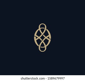 letter O logo design template - abstract symbol in ornamental  - logo for luxury products, hotels, boutiques, jewelry, oriental cosmetics, restaurants and fashion
