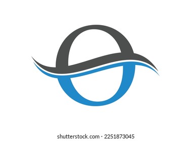 Letter O logo design template, Vector illustration