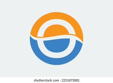 Letter O logo design template, Vector illustration