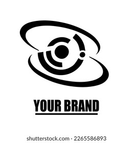 Letter O logo design template. Letter O Line Cut Logo Design Element. Modern logotype symbol