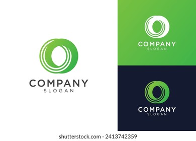 Letter O logo design for various types of businesses and company. colorful, modern, geometric, luxury letter o logo