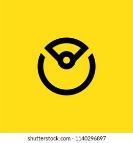letter o logo design vector