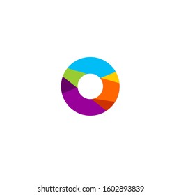 letter O logo design vector template sign icon