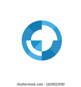 letter o logo design vector template