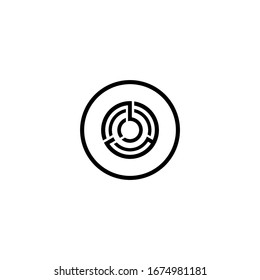 letter O logo design vector icon template