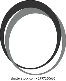 Letter o logo design vector stock