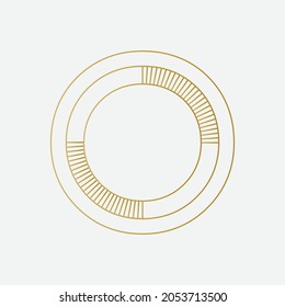 Letter O logo, geometric shape icon, unique letter, Monogram, 3D shape O symbol, alphabetic icon, vector, illustration, template, luxury font, abstract