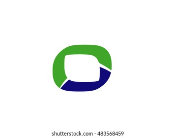 Letter o logo icon
